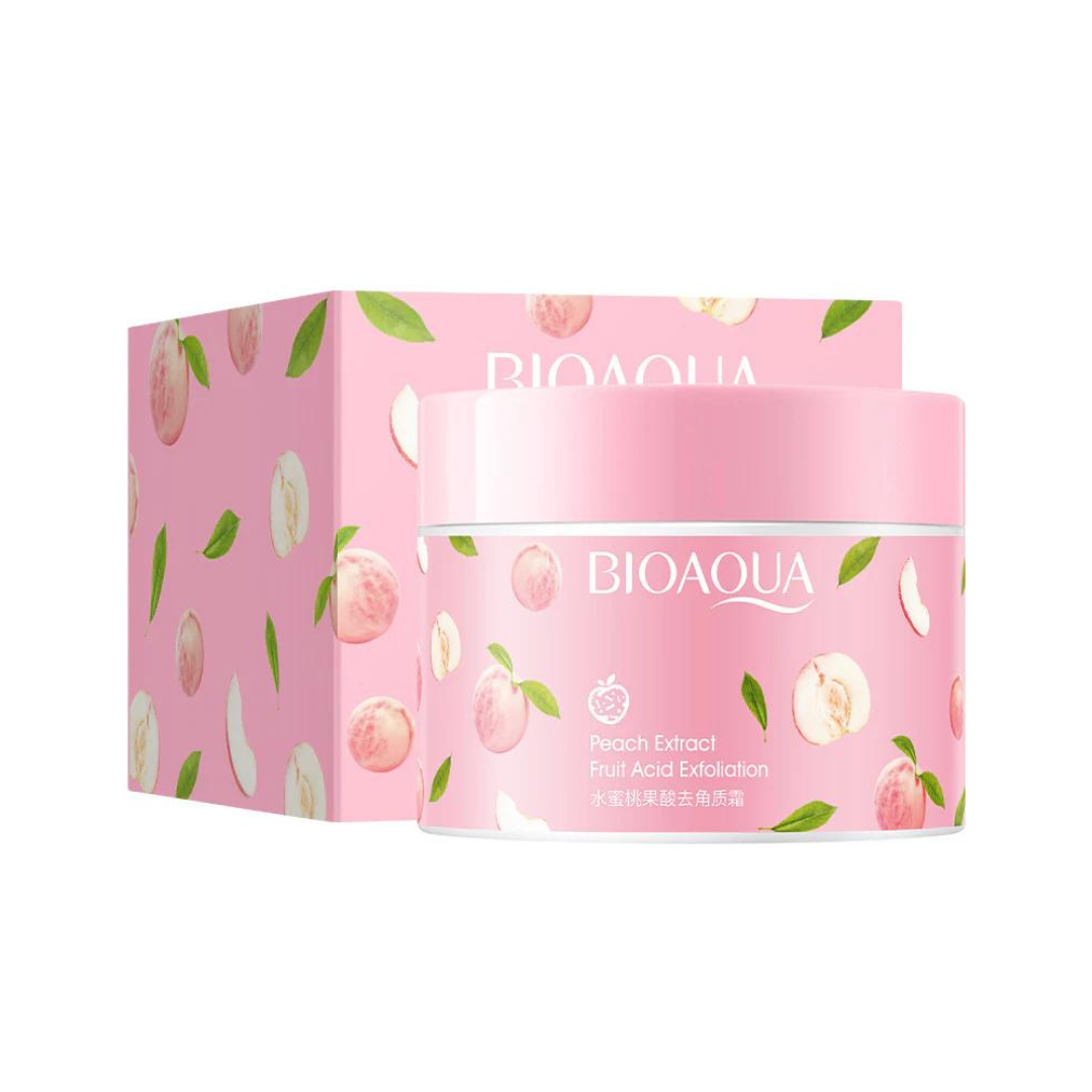 Bioaqua Peach Extract Fruit Acid Exfoliating Face Gel Cream 140g - Renew & Revitalize Your Skin!